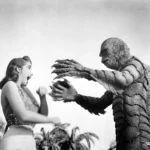 Rainy Wednesday Julie Adams and the Gill Man in CREATURE FROM THE BLACK LAGOON, 1954.